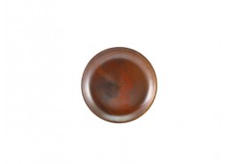 Terra Porcelain Rustic Copper Coupe Plate