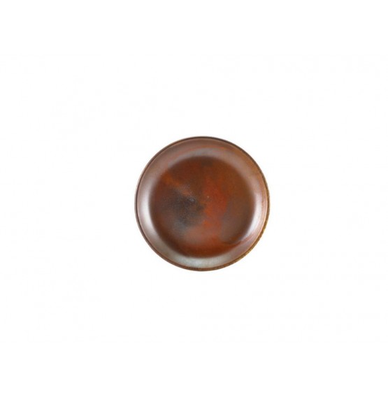 Terra Porcelain Rustic Copper Coupe Plate