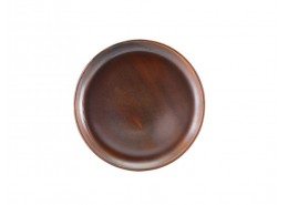 Terra Porcelain Rustic Copper Coupe Plate