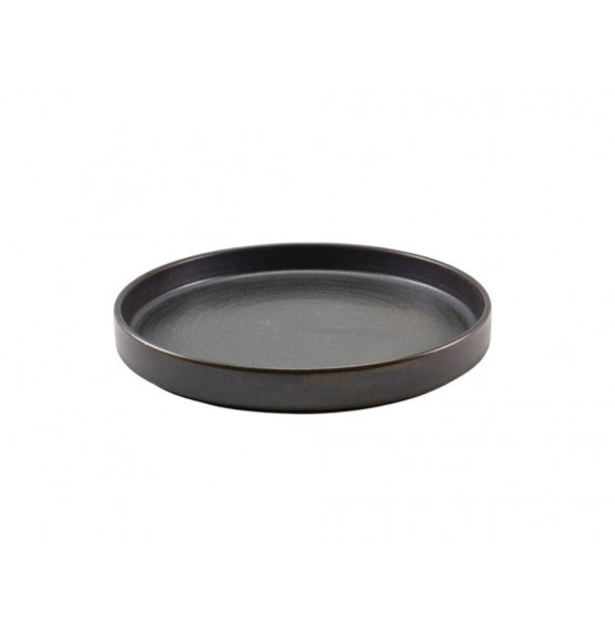 Terra Porcelain Black Presentation Plate