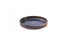 Terra Porcelain Aqua Blue Presentation Plate