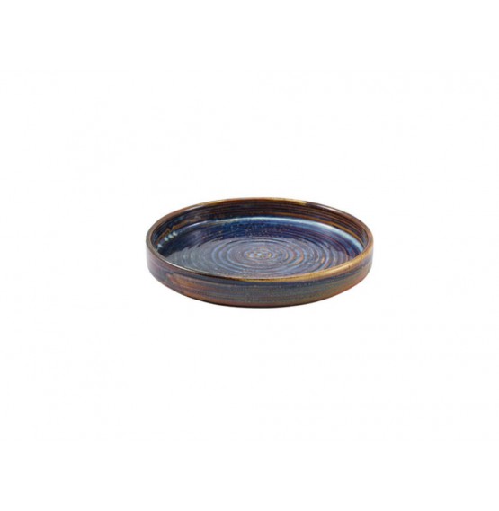 Terra Porcelain Aqua Blue Presentation Plate