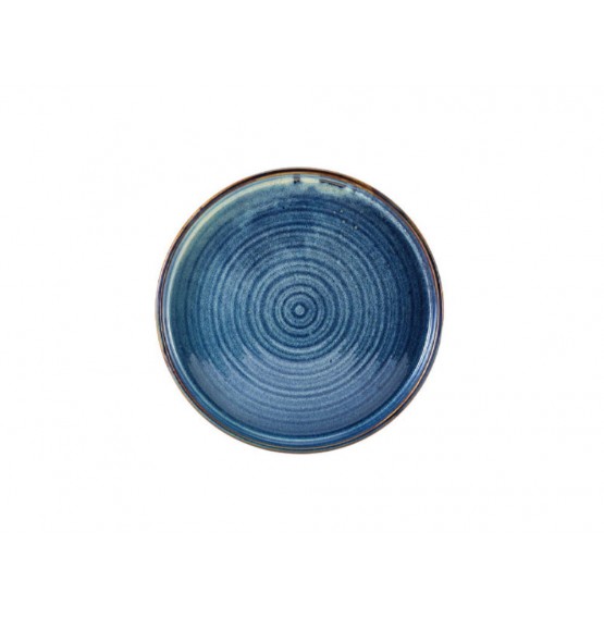 Terra Porcelain Aqua Blue Presentation Plate