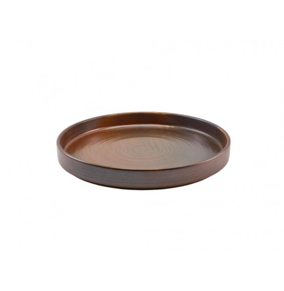 Terra Porcelain Rustic Copper Presentation Plate