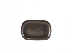 Terra Porcelain Black Rectangular Plate
