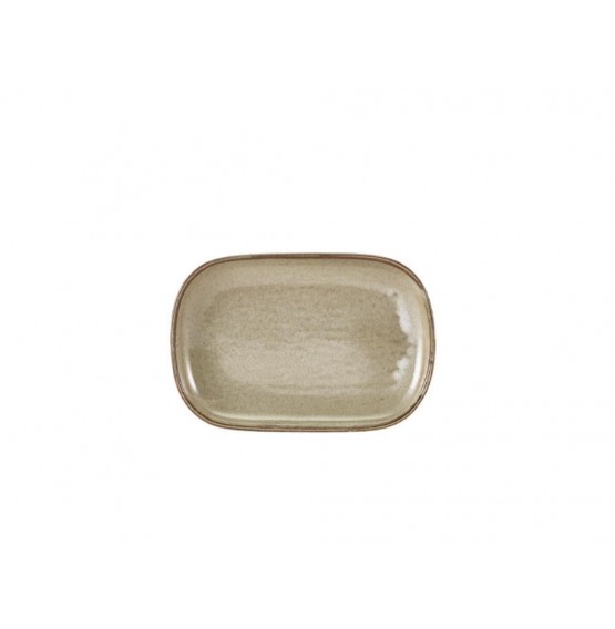Terra Porcelain Grey Rectangular Plate