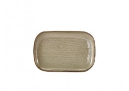 Terra Porcelain Grey Rectangular Plate