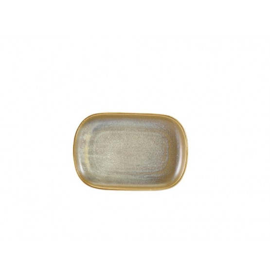 Terra Porcelain Matt Grey Rectangular Plate