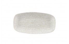 Breccia Agate Grey Chefs' Oblong Plate No.3