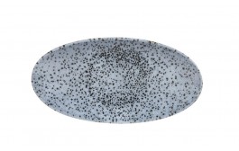 Mineral Blue Chefs' Oval Plate