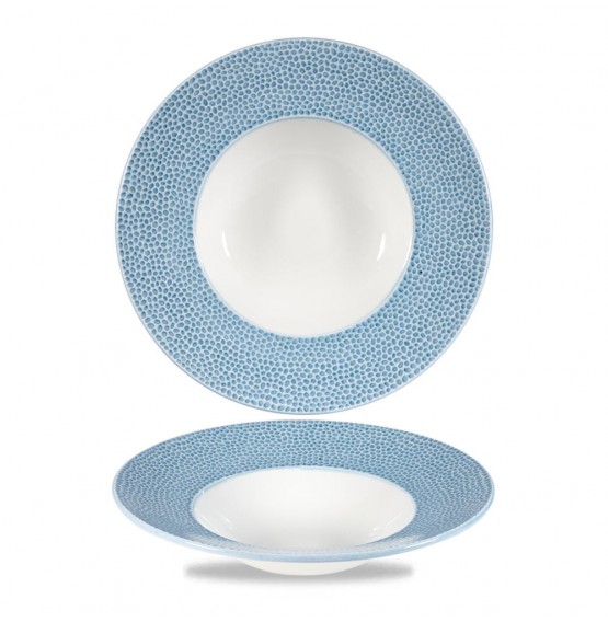 Isla Ocean Blue Wide Rim Bowl