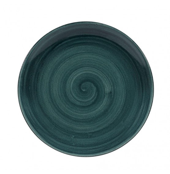 Patina Rustic Teal Coupe Plate