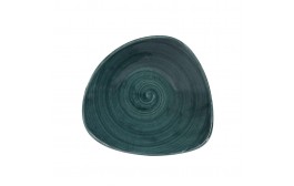 Patina Rustic Teal Triangle Bowl