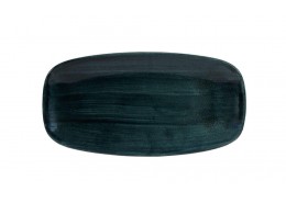 Patina Rustic Teal Chef's Oblong Plate