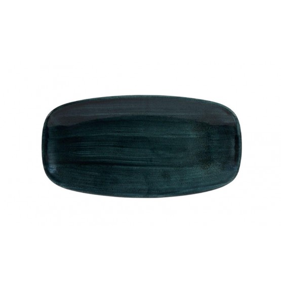 Patina Rustic Teal Chef's Oblong Plate