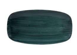 Patina Rustic Teal Chef's Oblong Plate