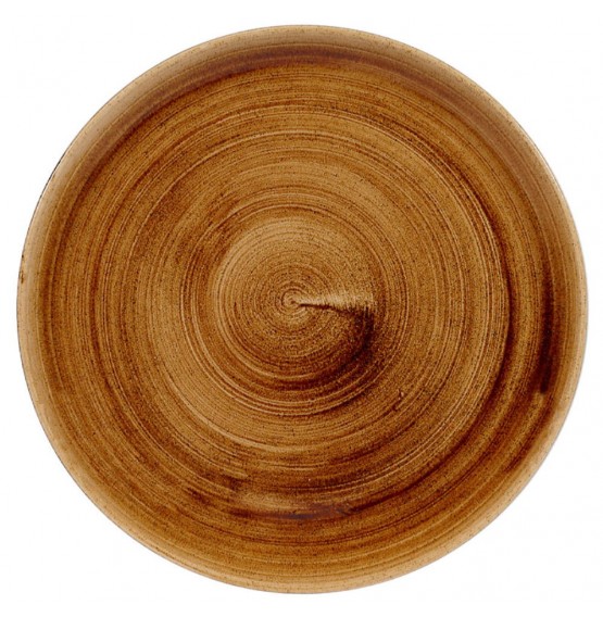Patina Vintage Copper Coupe Plate