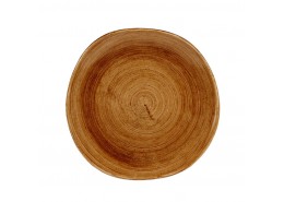 Patina Vintage Copper Organic Round Plate