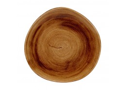 Patina Vintage Copper Organic Round Plate