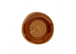 Patina Vintage Copper Organic Round Plate