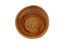 Patina Vintage Copper Organic Round Bowl