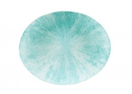 Stone Aquamarine Oval Coupe Plate