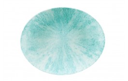 Stone Aquamarine Oval Coupe Plate