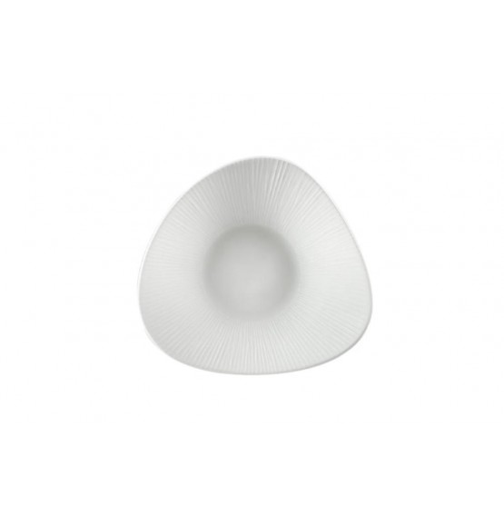 Bamboo Triangle Shallow Bowl