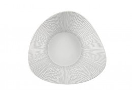 Bamboo Triangle Shallow Bowl