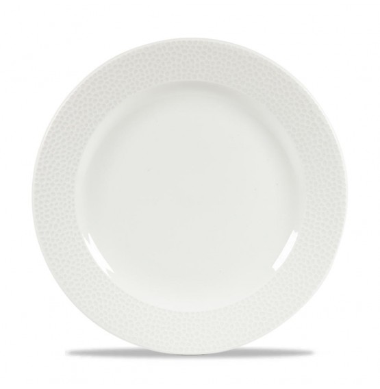 Isla White Footed Plate
