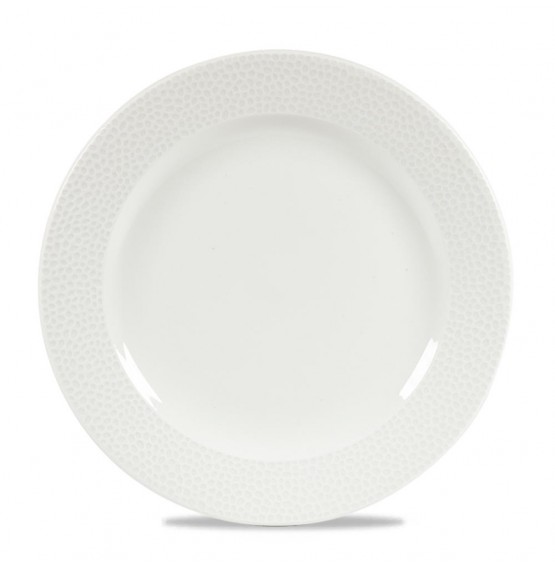 Isla White Footed Plate