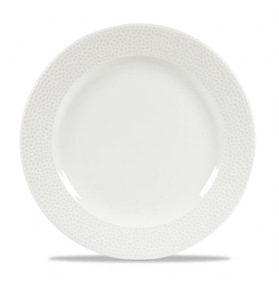 Isla White Footed Plate