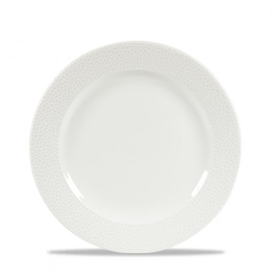 Isla White Footed Plate