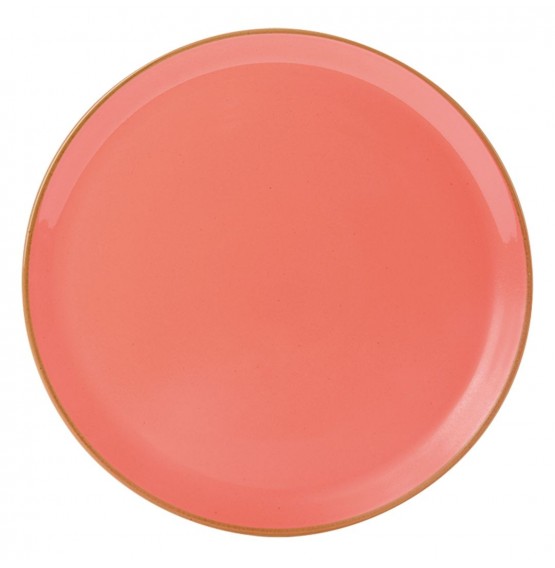 Seasons Coral Pizza Plate