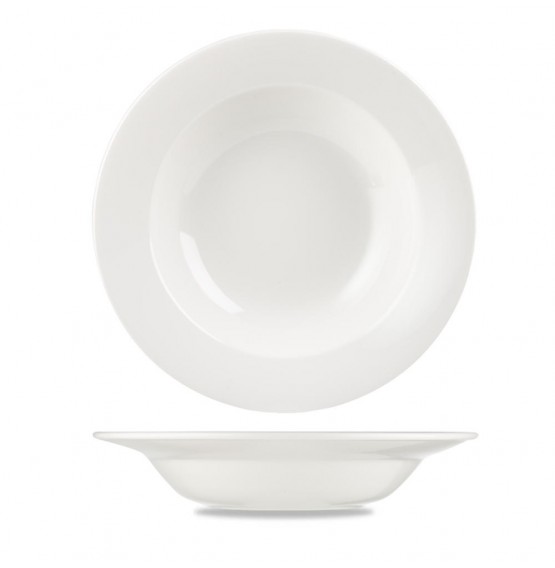 Alchemy White Rimmed Soup Bowl