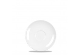 Alchemy White Coupe Tea Saucer