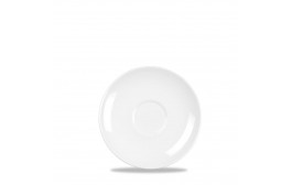 Alchemy White Coupe Tea Saucer