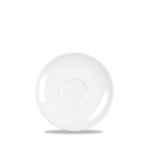 Alchemy White Coupe Tea Saucer
