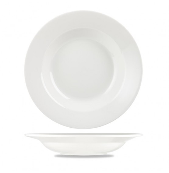 Alchemy White Round Pasta Bowl