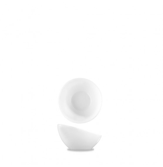 Menu Porcelain Mini Slanted Bowl