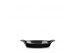 Cookware Intermediate Oval Eared Dish Black