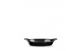 Cookware Intermediate Oval Eared Dish Black