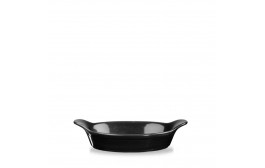 Cookware Small Round Eared Dish Black