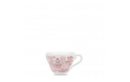 Vintage Prints Cranberry Willow Georgian Saucer
