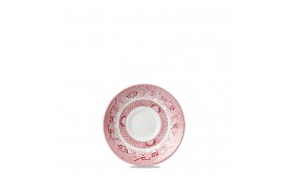 Vintage Prints Cranberry Willow Georgian Saucer
