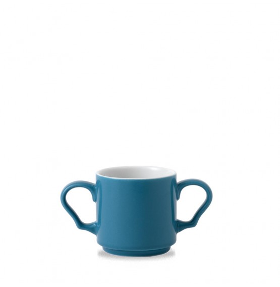 Art De Cuisine Future Care Blue Double Handled Stacking Mug
