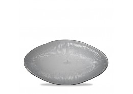 Bamboo Glass Organic Oval Glass Platter