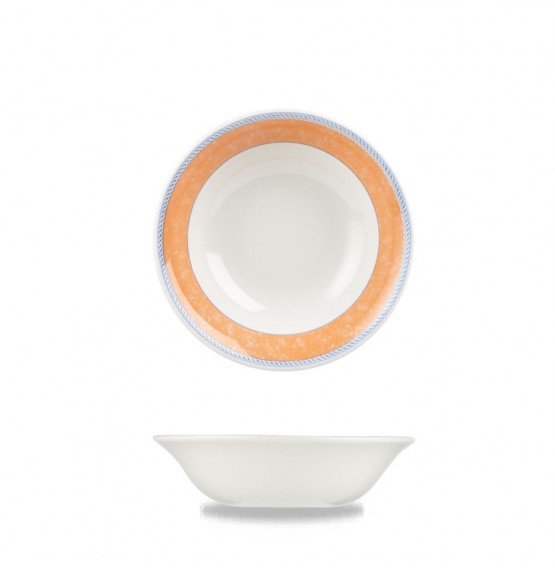 New Horizons Orange Oatmeal Bowl