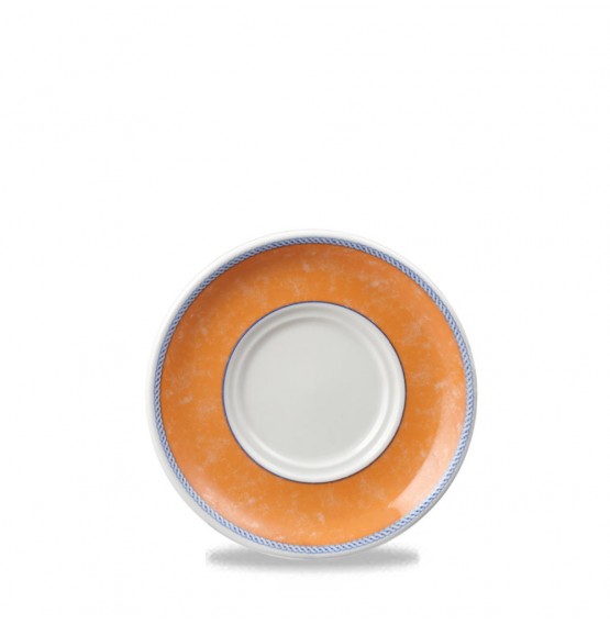 New Horizons Orange Maple Tea/Breakfast Saucer