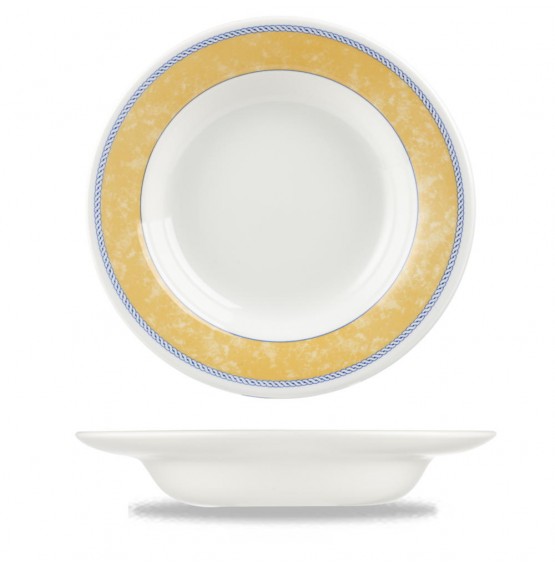 New Horizons Yellow Classic Rimmed Soup